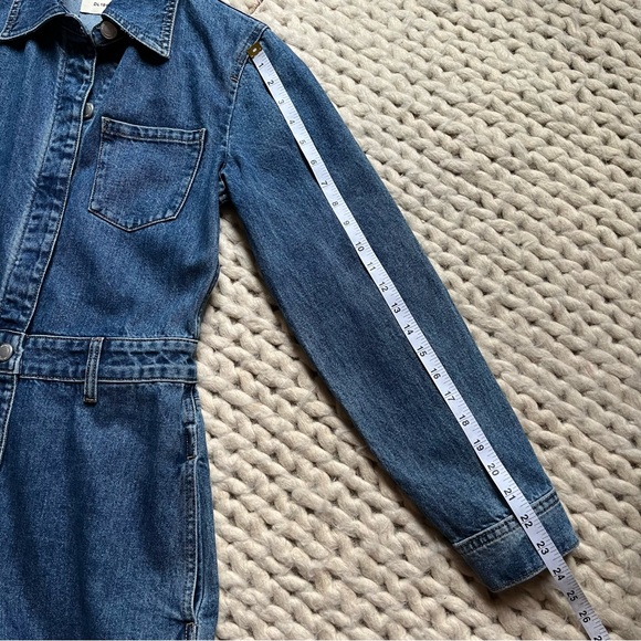 DL 1961 Anisa Long Sleeved Denim Jumpsuit | small - Picture 12 of 16